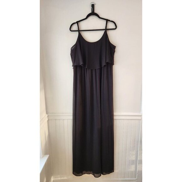 Show Me Your Mumu Caitlin Black Maxi Dress Full Length Bridesmaids Women's XXL - Picture 3 of 8